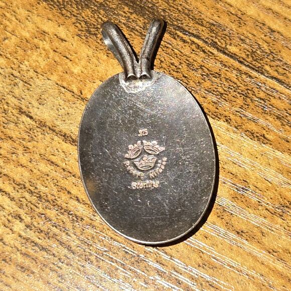 Vintage Robert Nillson Signed Sterling Silver & Black Onyx Modernist Pendant - Picture 3 of 16